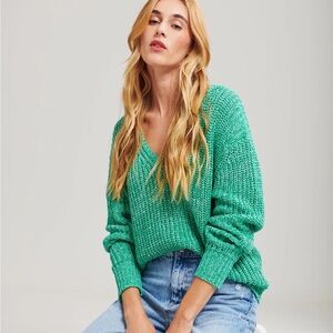 💚 REVOLVE Favourite | John & Jenn Elliott Sweater | Green | XS | Quiet Luxury 💚